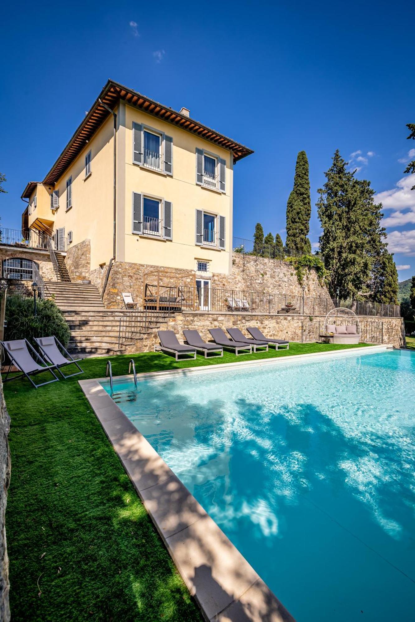 Luxury Villa Tolomei Gucci With Spa San Jacopo al Girone Экстерьер фото